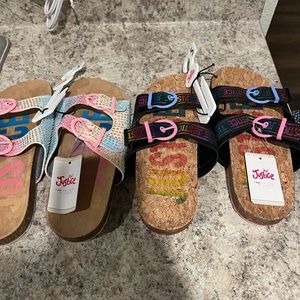 Justice Girls Sandals Size 5